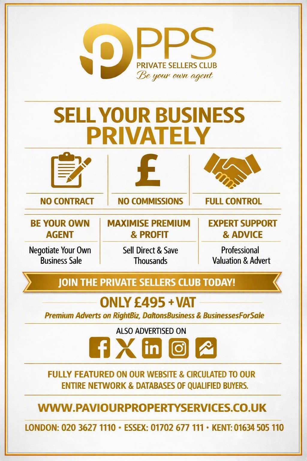 🚀 Sell your business for just £495 + VAT 🚀 graphic